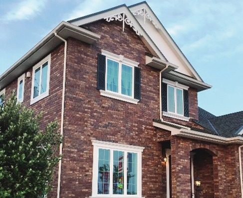 北米レンガ施工例